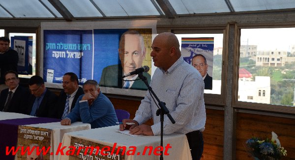 גדעון סער פותח מטה הליכוד בכרמל